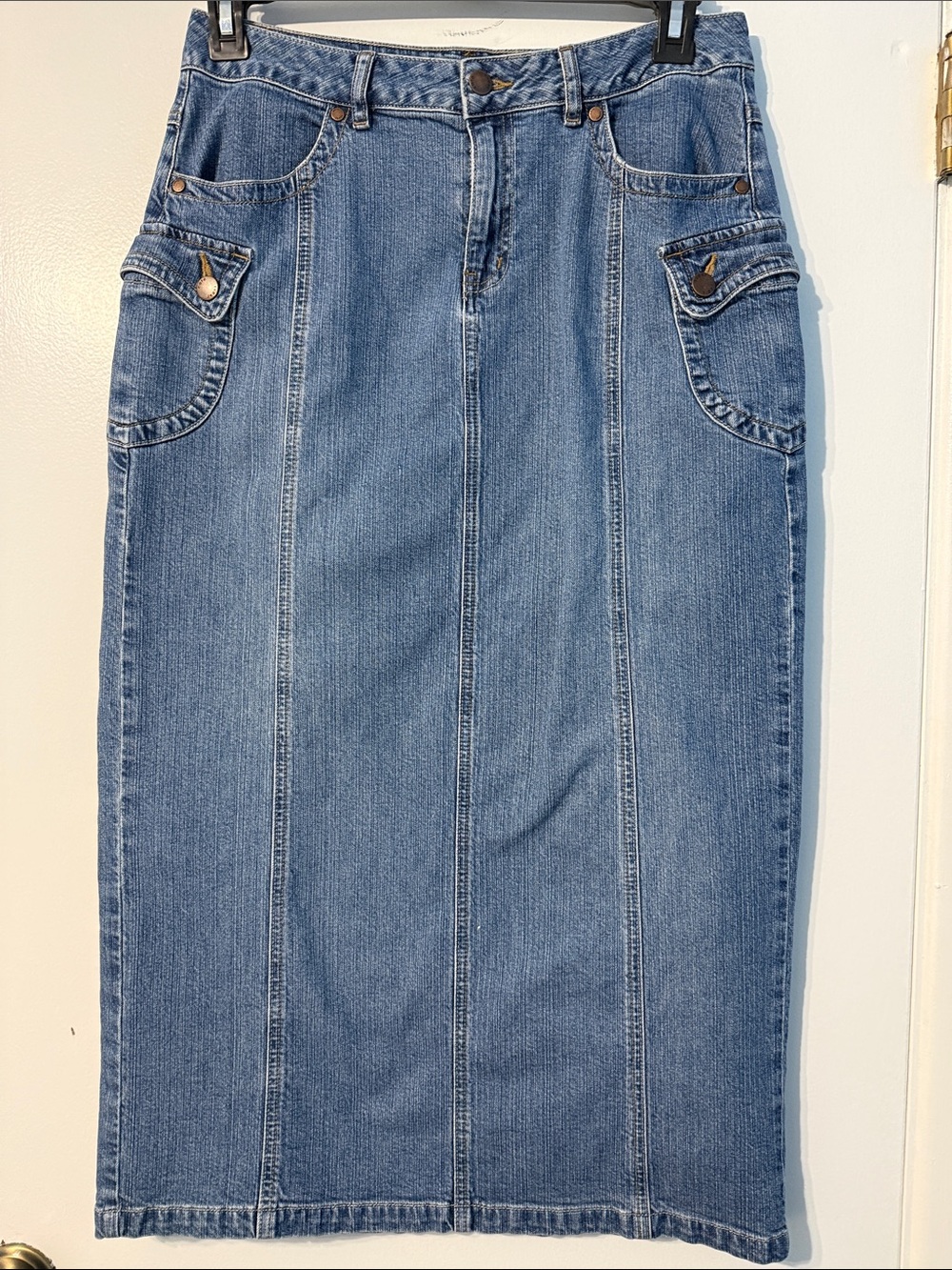 Cato Light Blue Denim Skirt Size 10